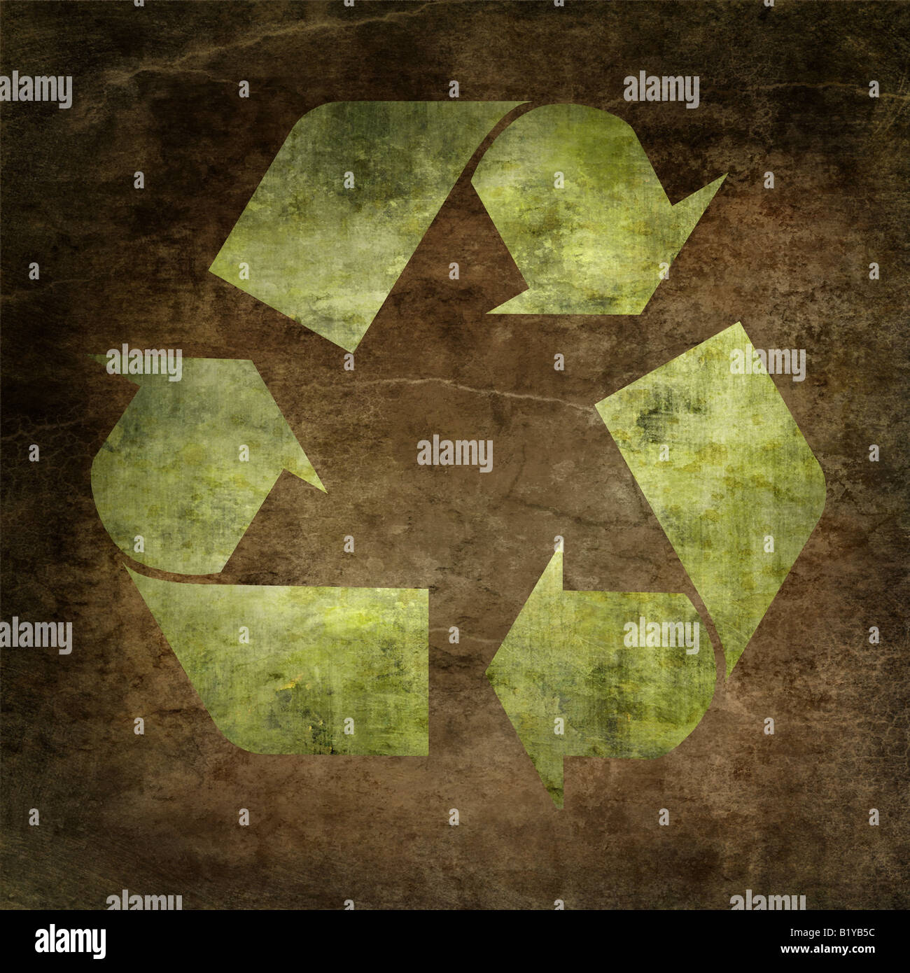 Recycle and ecology conceptual illustration Stock Photo