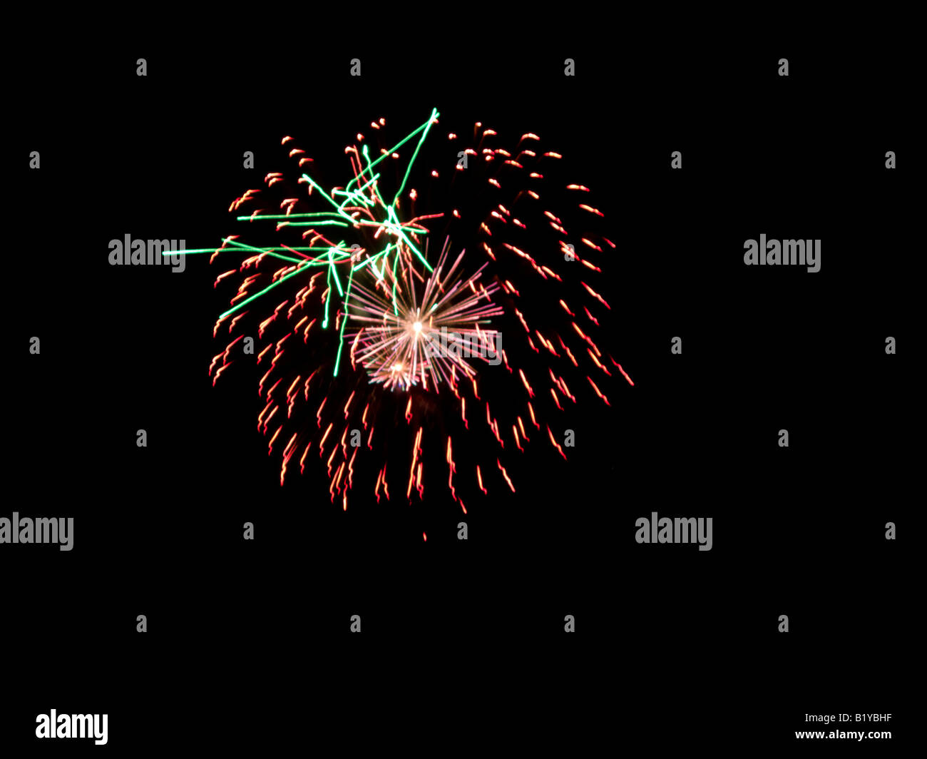 4th of July fireworks display in Bethany, Oklahoma, USA Stock Photo Alamy