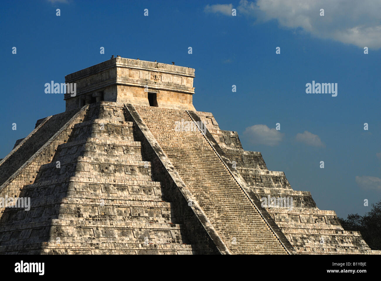 The Mayan ruins at Chichen Itza, Yucatan, Mexico Stock Photo