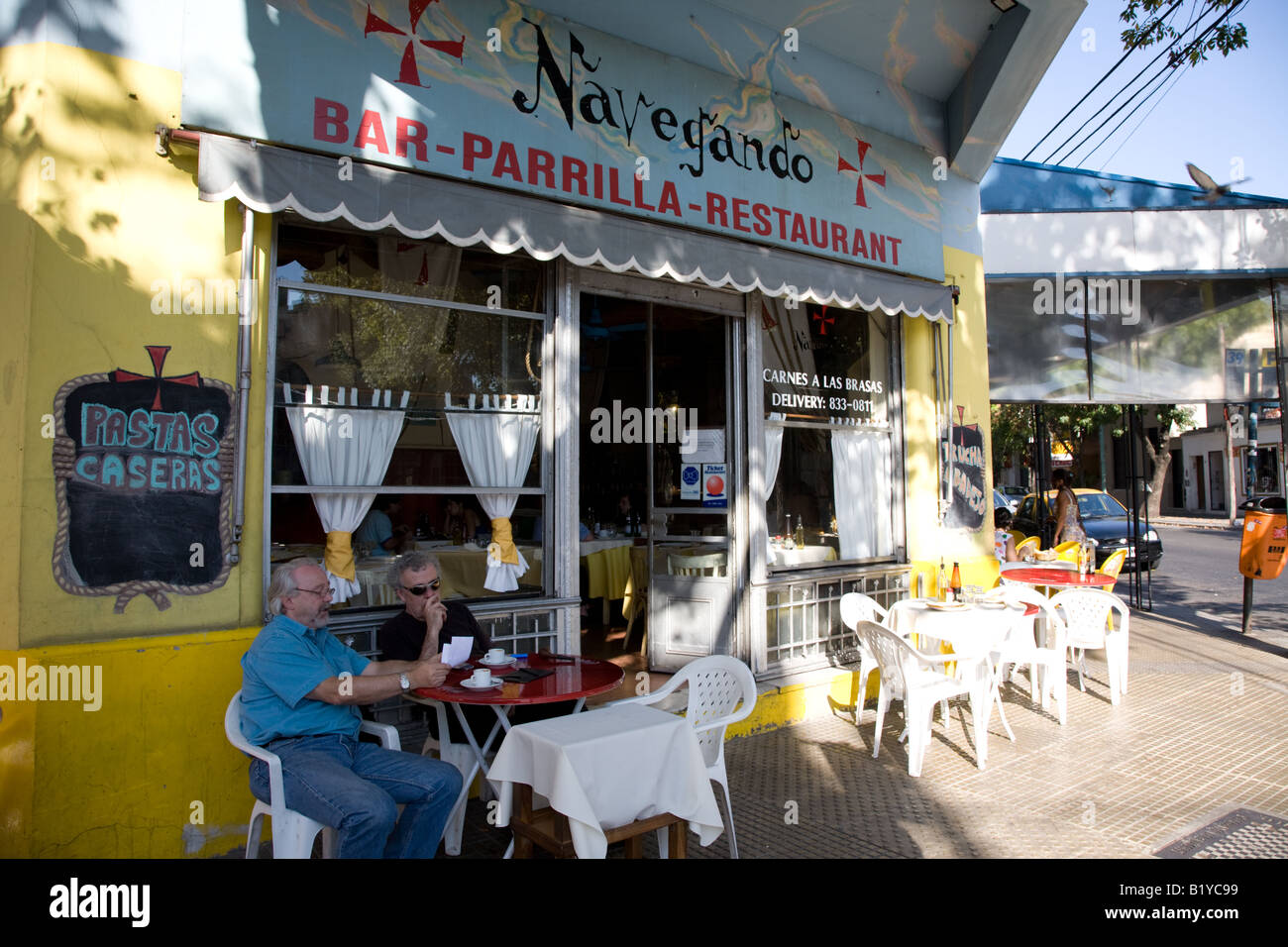 Navegando Bar Cafe, Palermo Soho, Buenos Aires Stock Photo