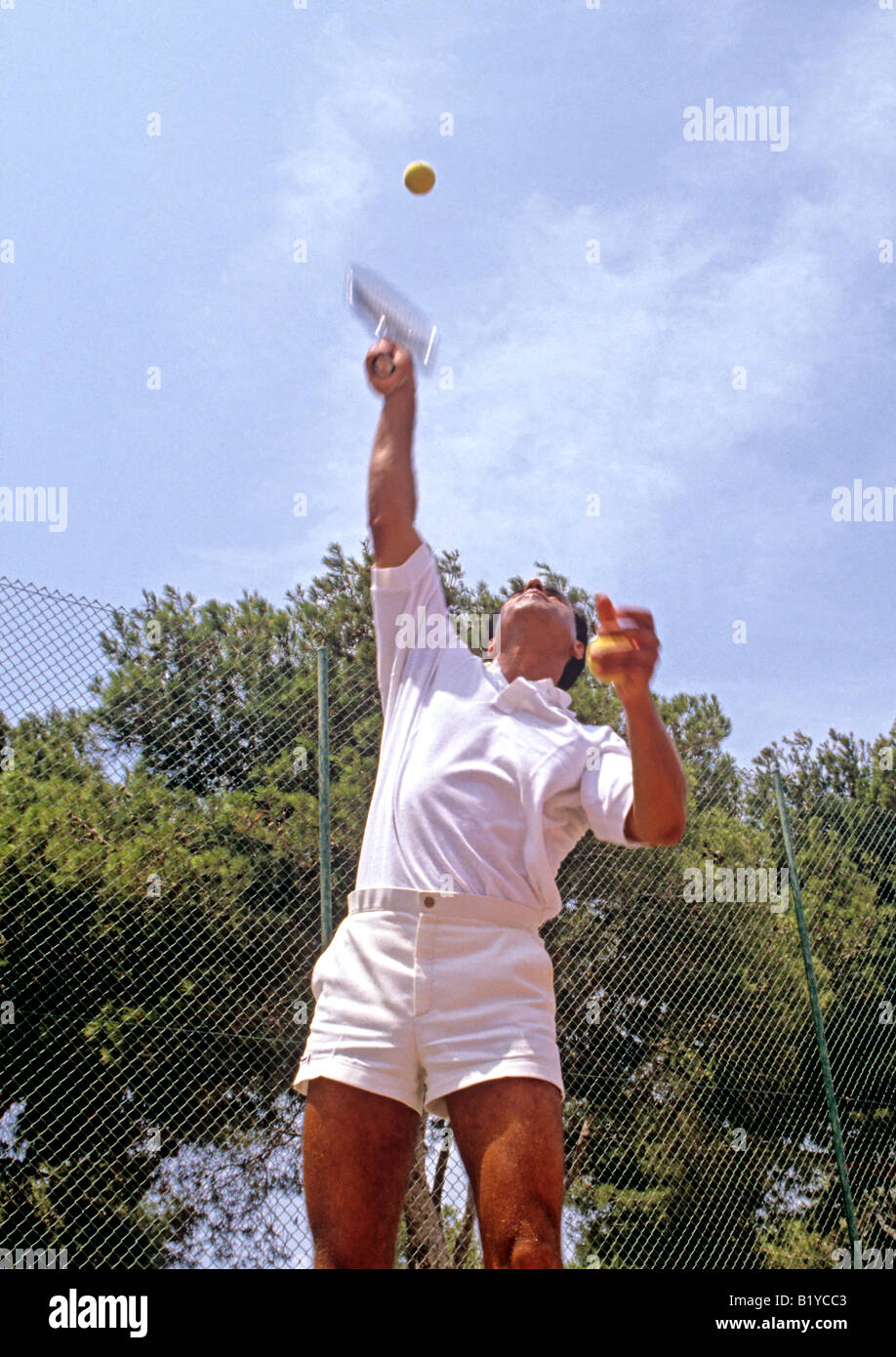 0871 Tennis Spain Europe Stock Photo