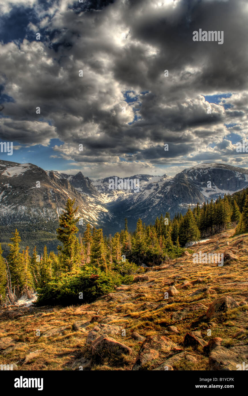 Colorado Rocky Mountains Stock Photo