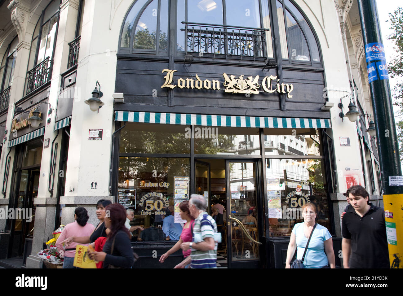 London City Cafe, Avenida de Mayo, Buenos Aires Stock Photo Alamy