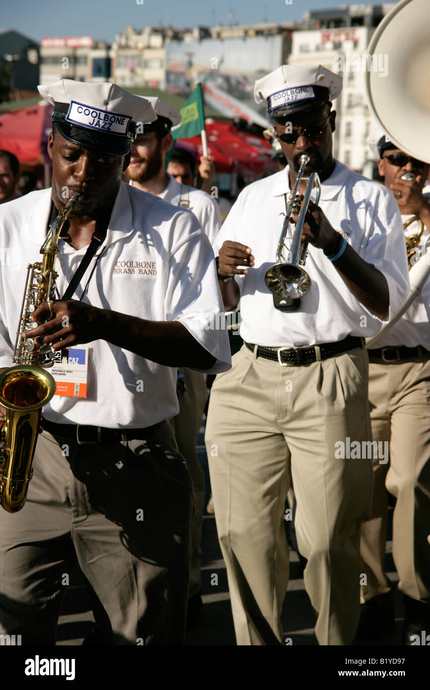 The Coolbone Jazz band of New Orleans Stock Photo Alamy