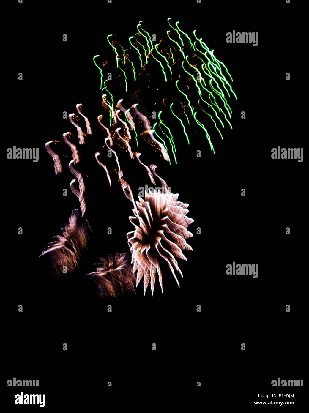 4th of July fireworks display in Bethany, Oklahoma, USA Stock Photo Alamy