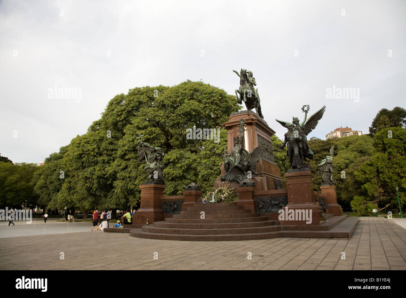 General Jose de San Martin Monument, Buenos Aires Stock Photo