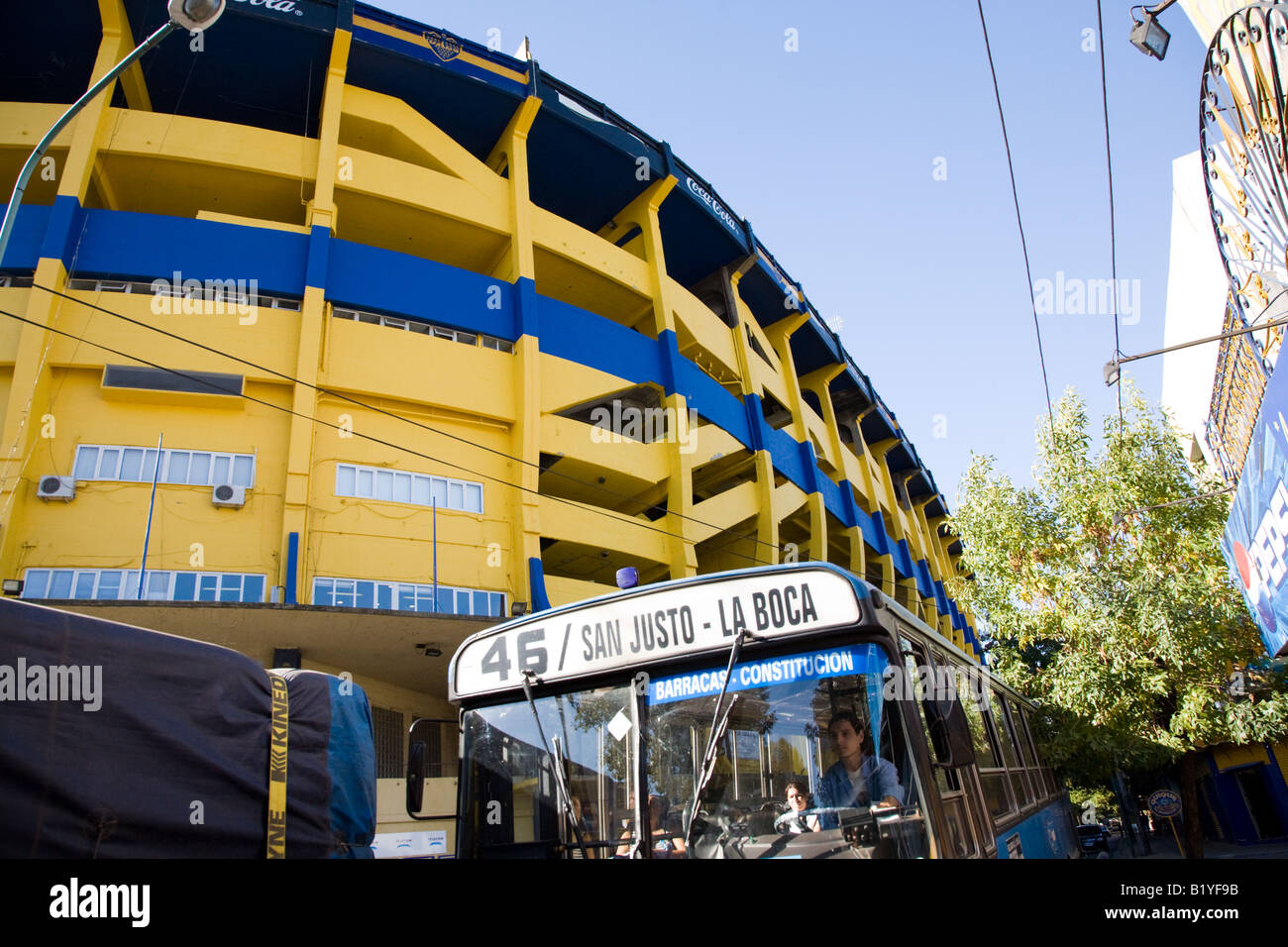 Boca Juniors Bombonera Stadion, La Boca, Buenos Aires, Argentina Stock Photo