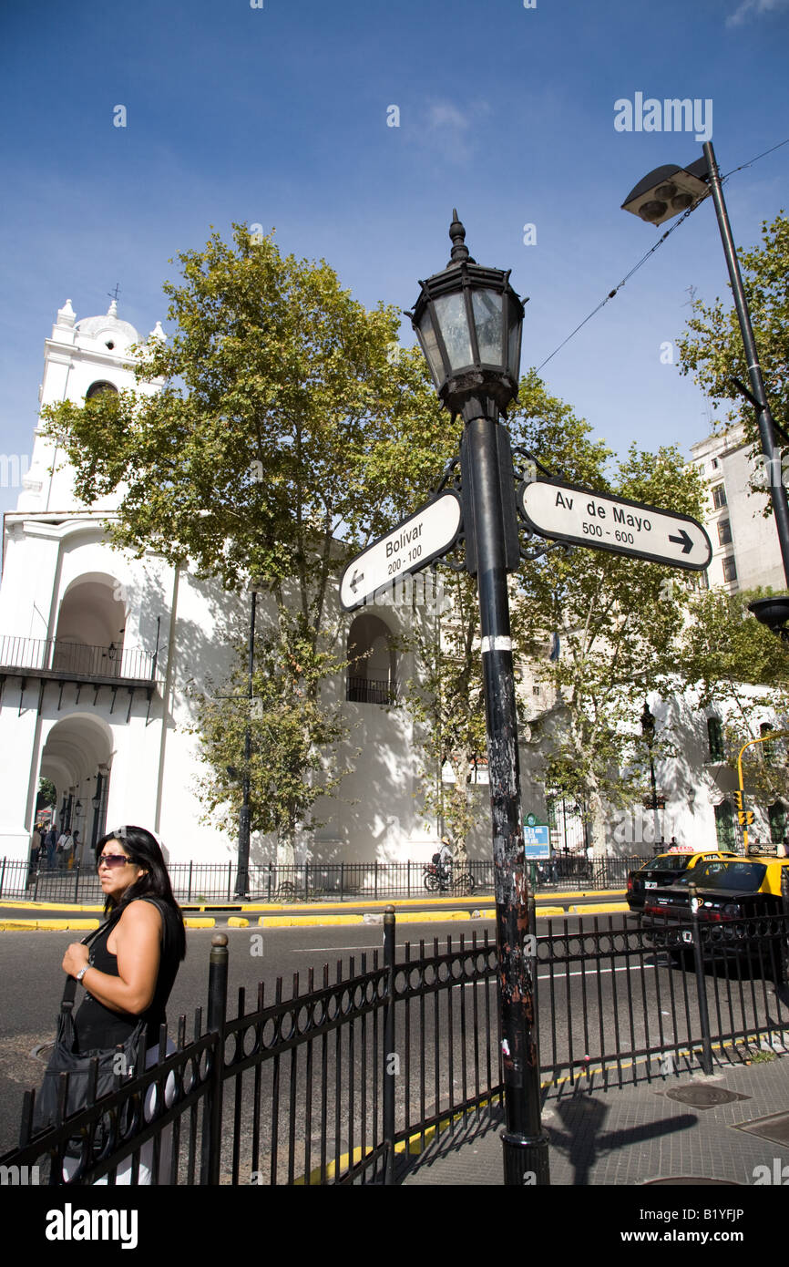 Avenida de Mayo, Buenos Aires Stock Photo Alamy