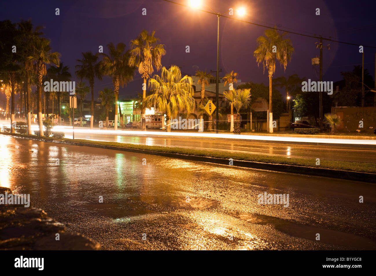 streaks from car in Cabo San Lucas, Mexico Stock Photo Alamy