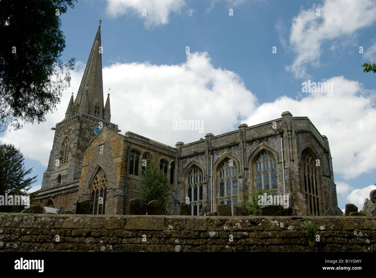 St Marys church, West Adderbury, Oxfordshire, England, UK Stock Photo