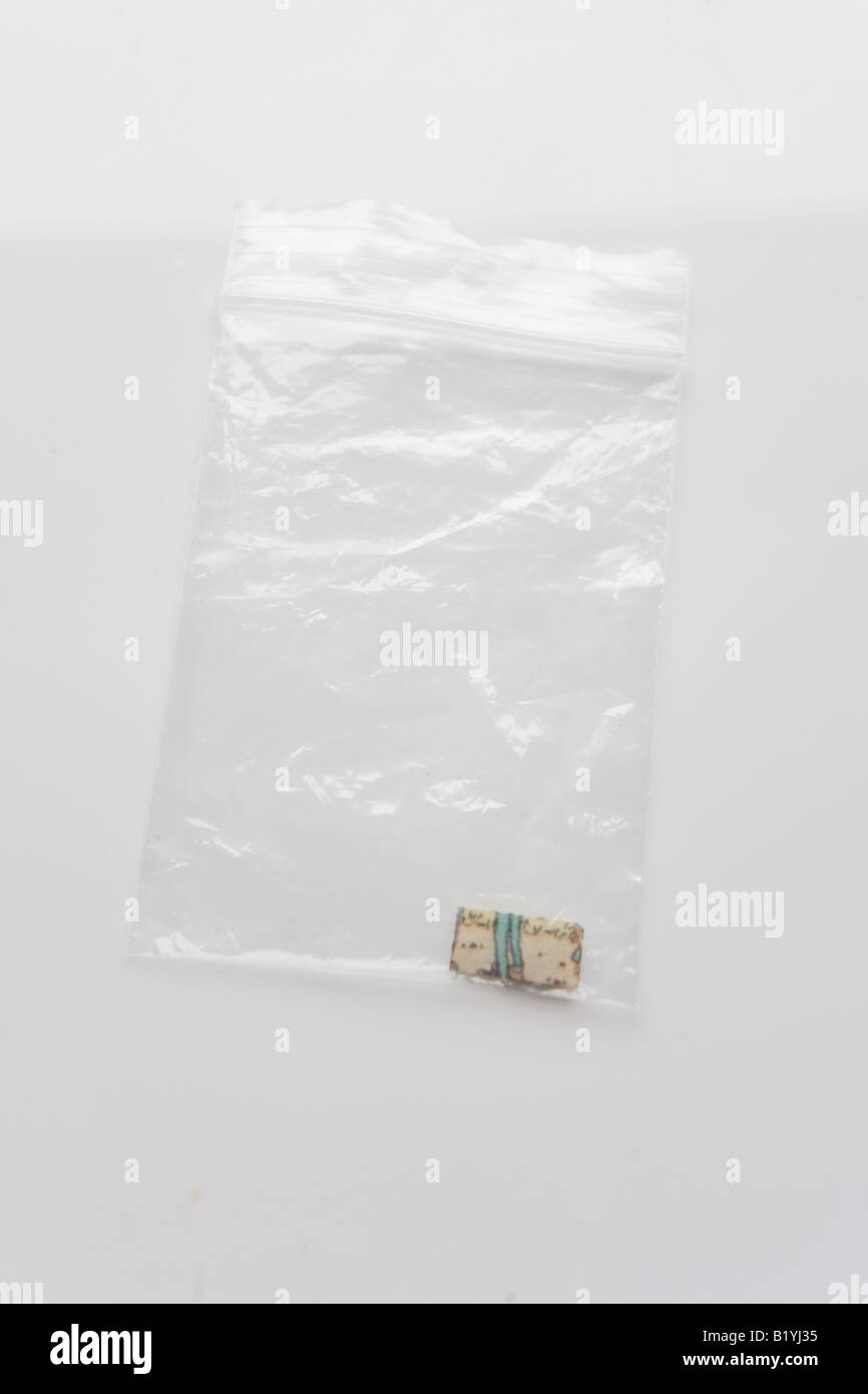 LSD acid trips on a tab of blotting paper Stock Photo Alamy