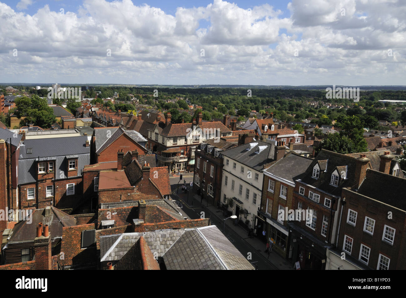 St albans aerial hires stock photography and images Alamy