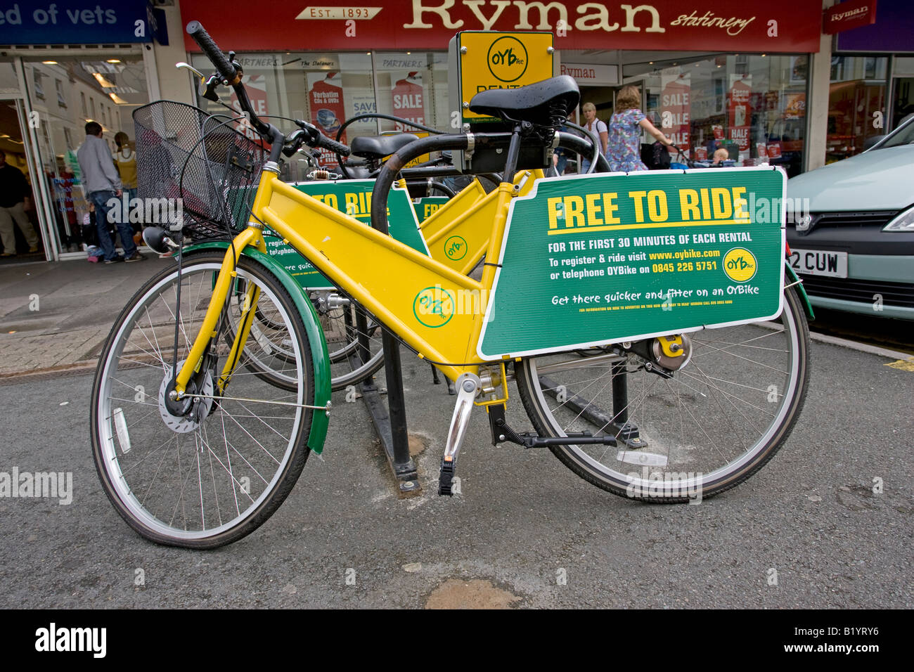 yellow bike hire