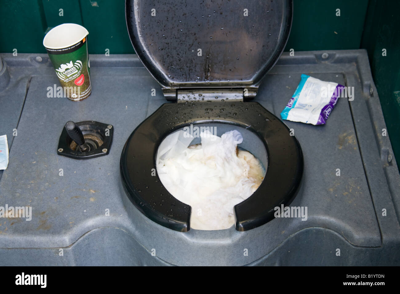 Camping festival toilet hi-res stock photography and images - Alamy