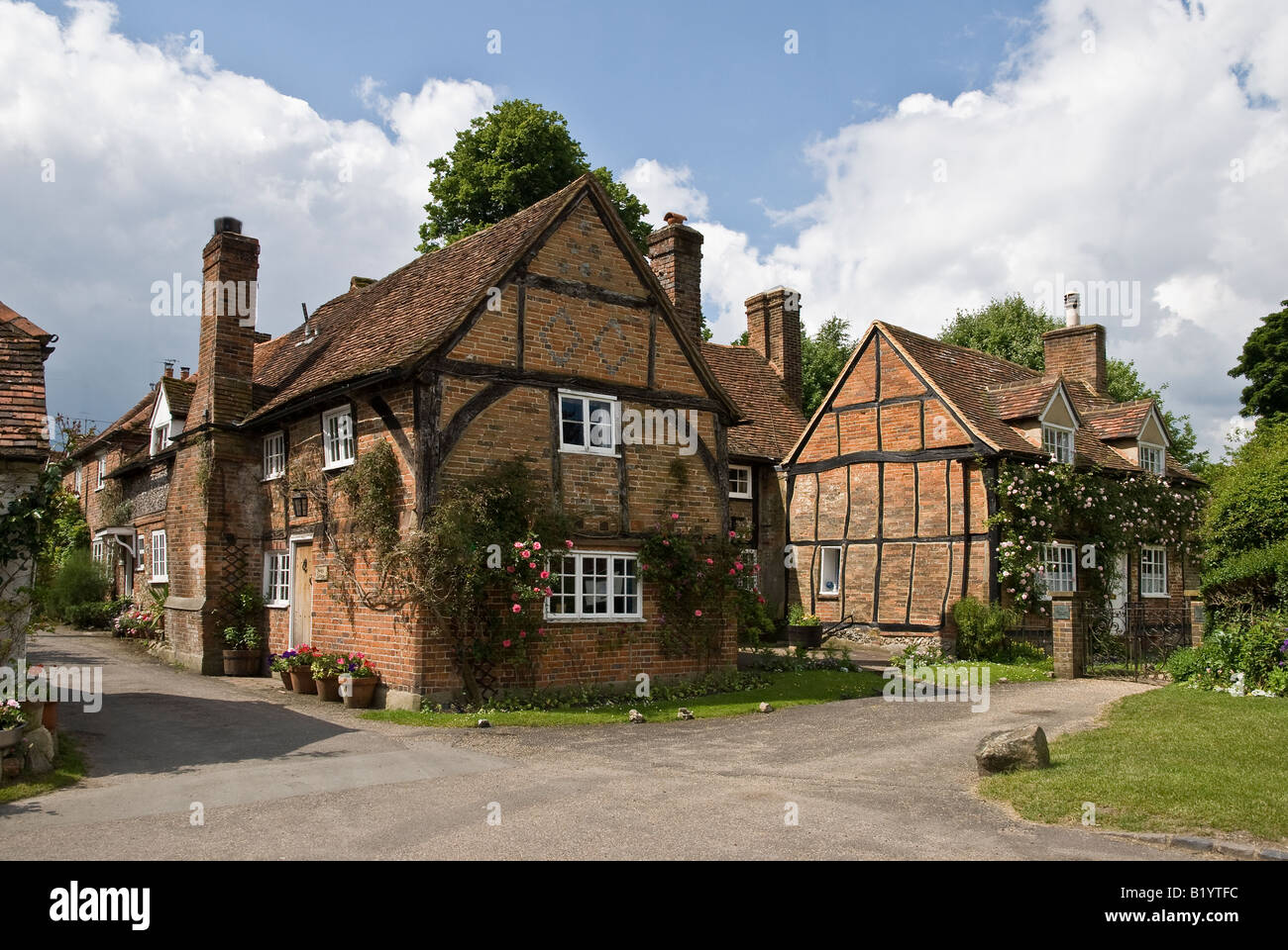 Turville Buckinghamshire UK view Stock Photo - Alamy