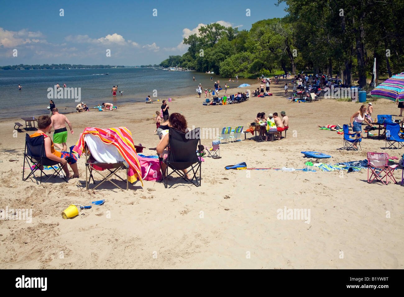 Sandbanks Provincial Park with Dunes and beach on Lake Ontario in Ontario Canada Stock Photo Alamy