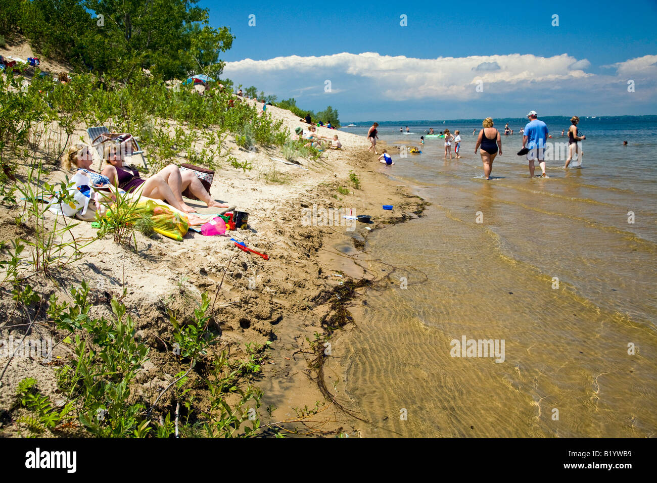 Sandbanks Provincial Park with Dunes and beach on Lake Ontario in Ontario Canada Stock Photo Alamy