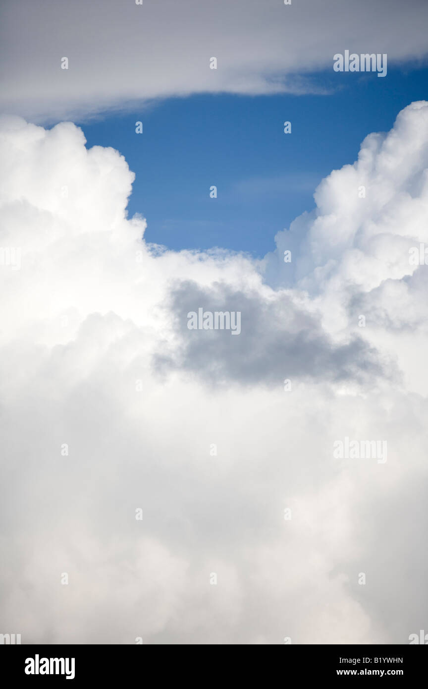 Cloudscape with white clouds , Finland Stock Photo - Alamy