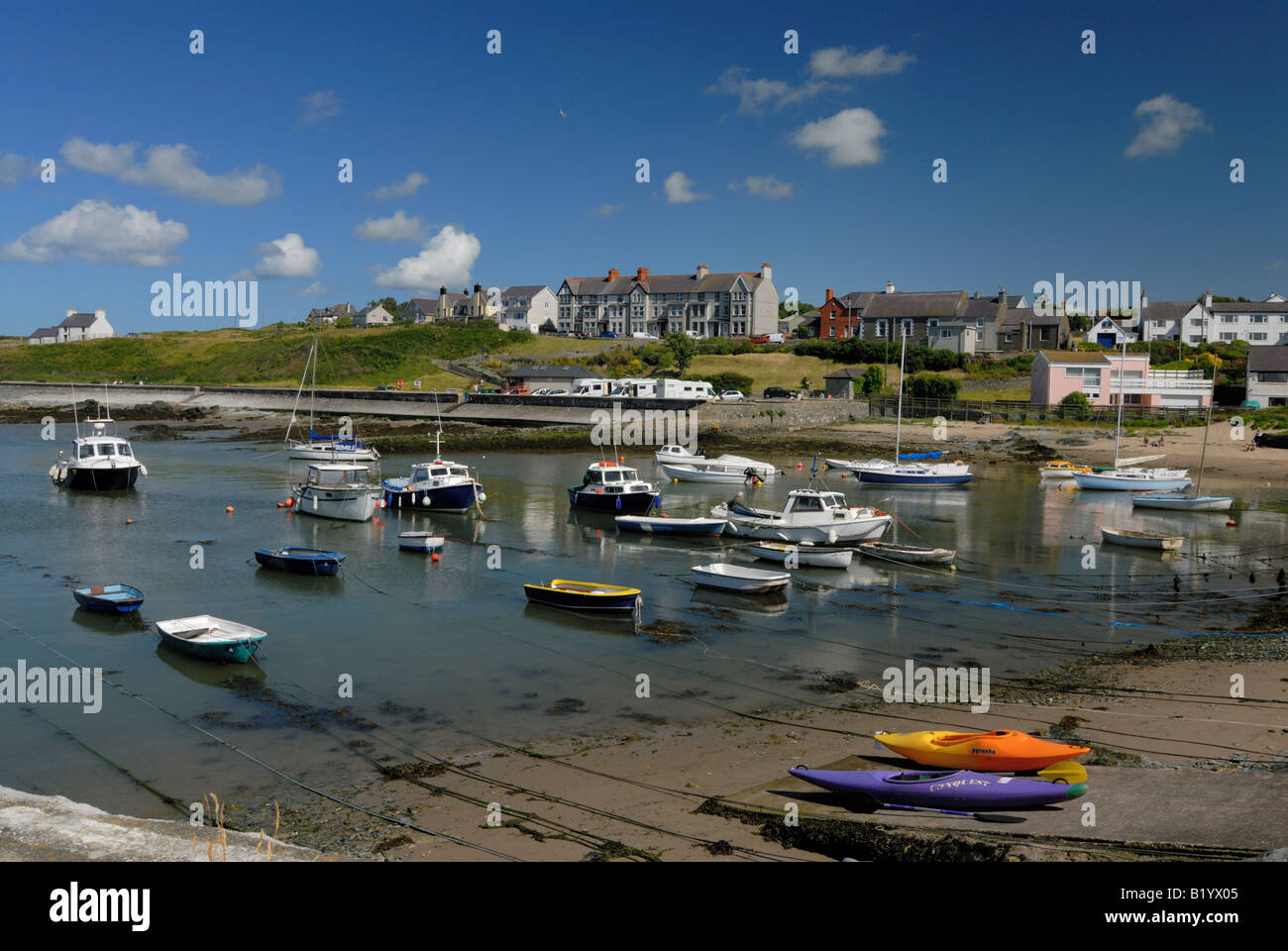 Cemaes Bay Anglesey North Wales Stock Photo