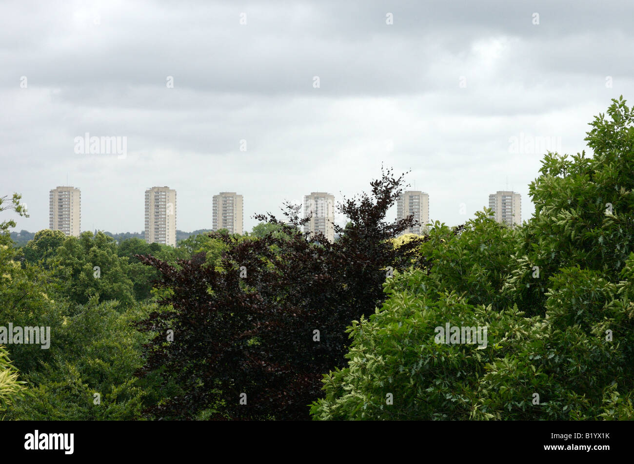 High rise tower blocks, London Stock Photo Alamy