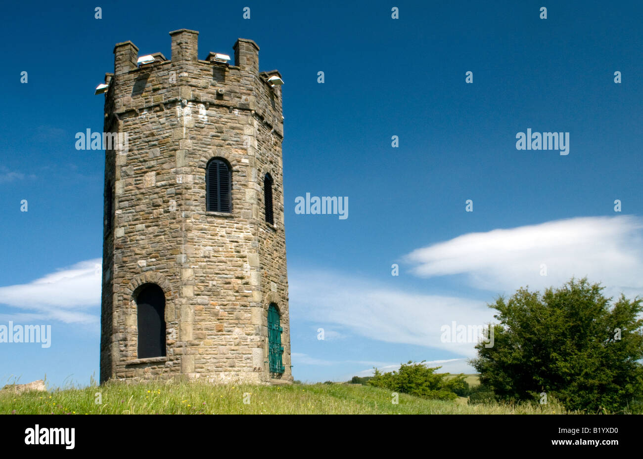 Pontypool Folly Tower above Pontypool Monmouthshire Stock Photo Alamy