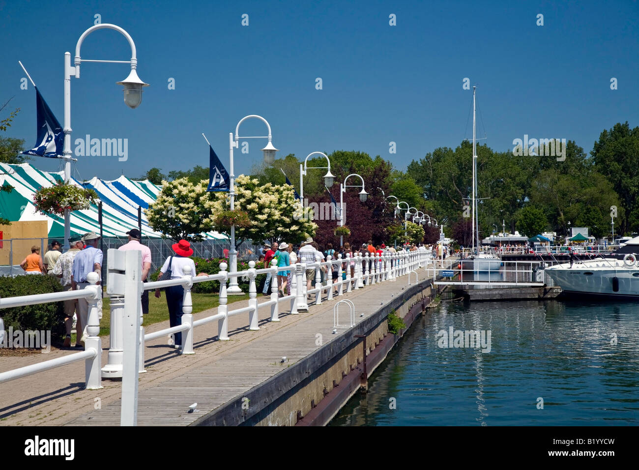Water Front of Cobourg Ontario Canada Stock Photo Alamy