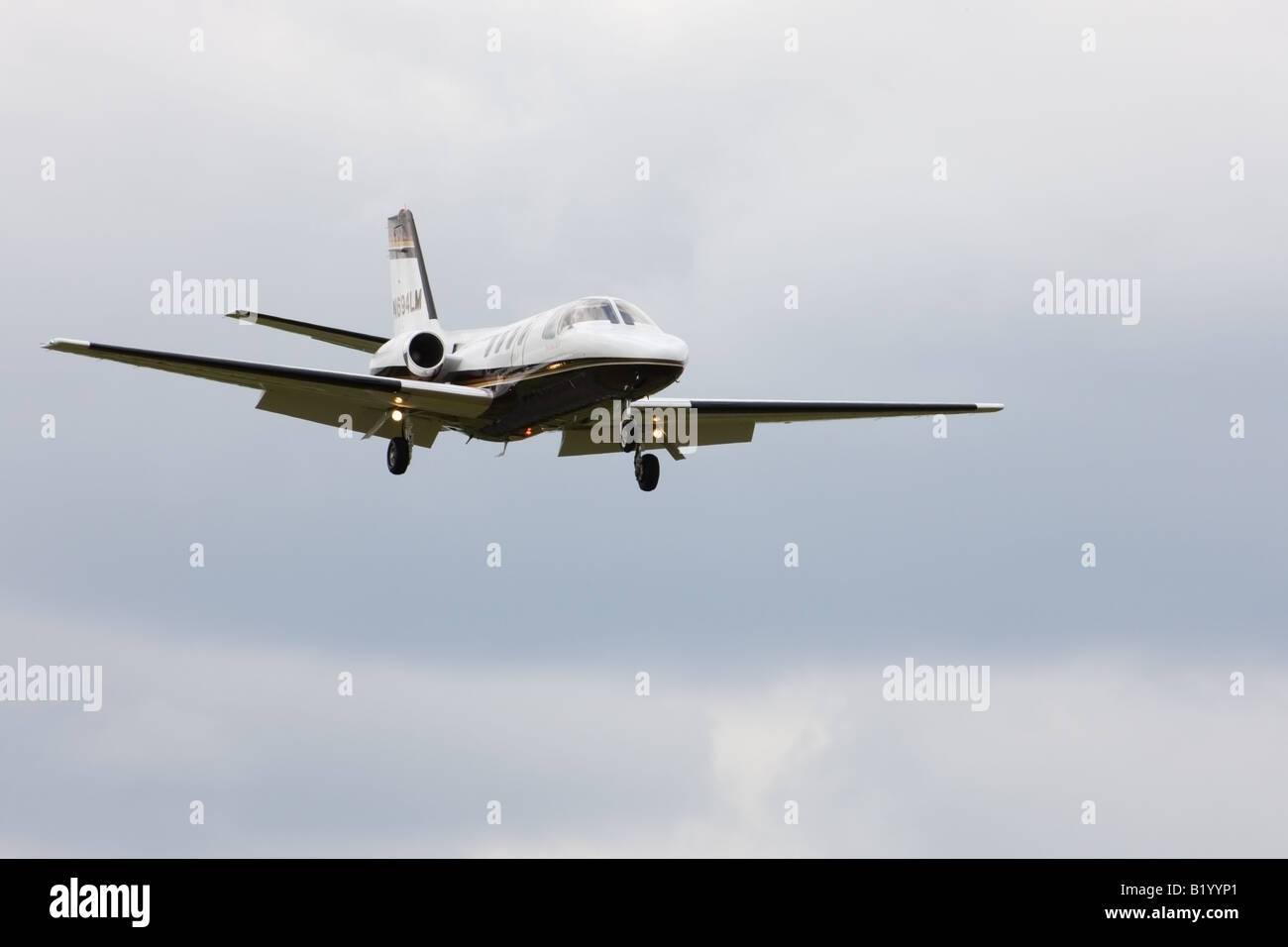 Cessna 501 Citation 1 N694LM 'Patricia V' on final approach to land at