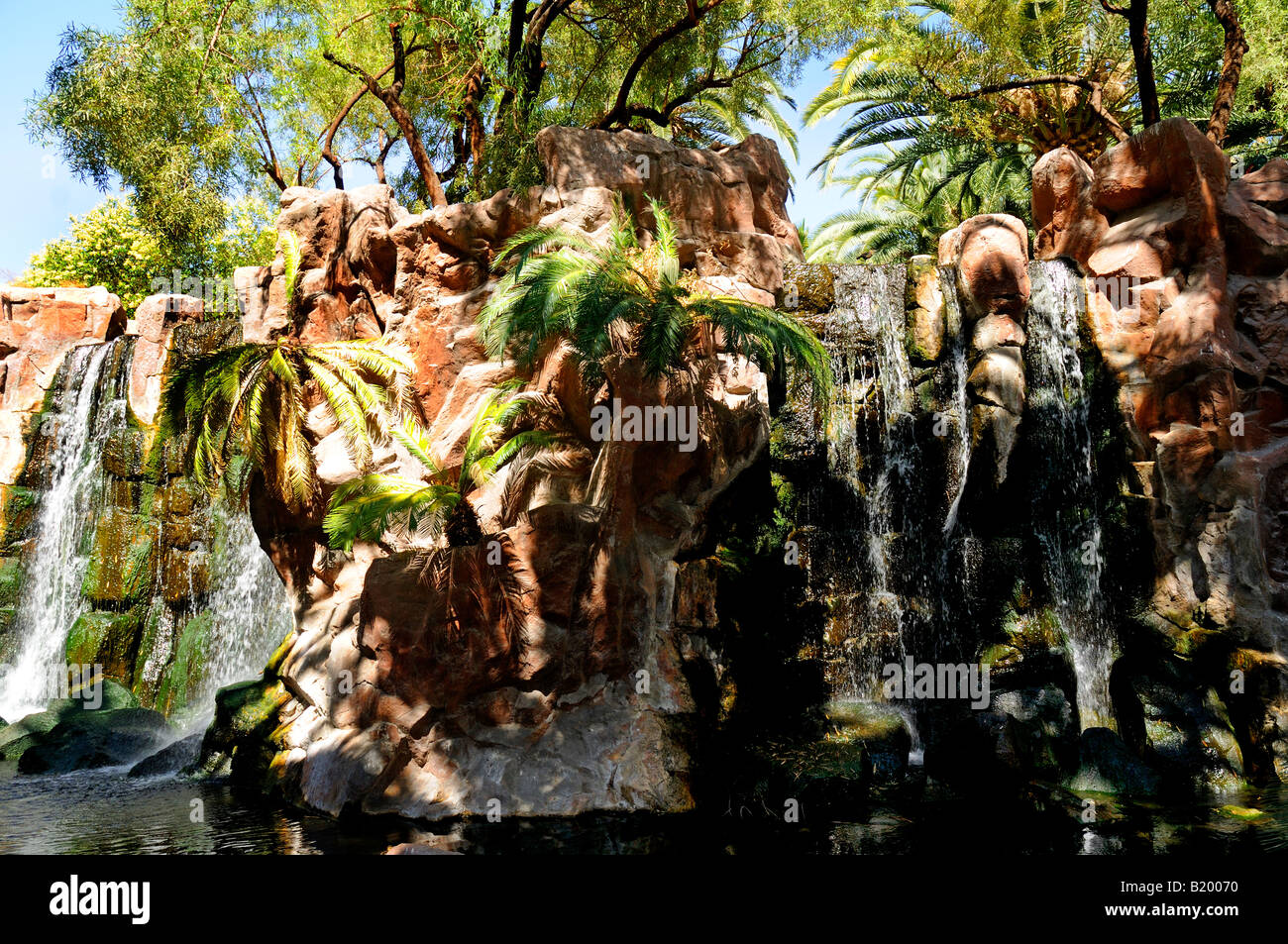 Gardens of the Flamingo Hotel and Casino in Las Vegas, Nevada, USA