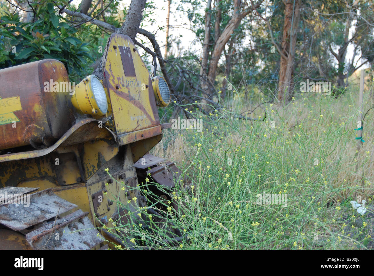 Old Rusty Tractor in a Field Stock Photo - Alamy