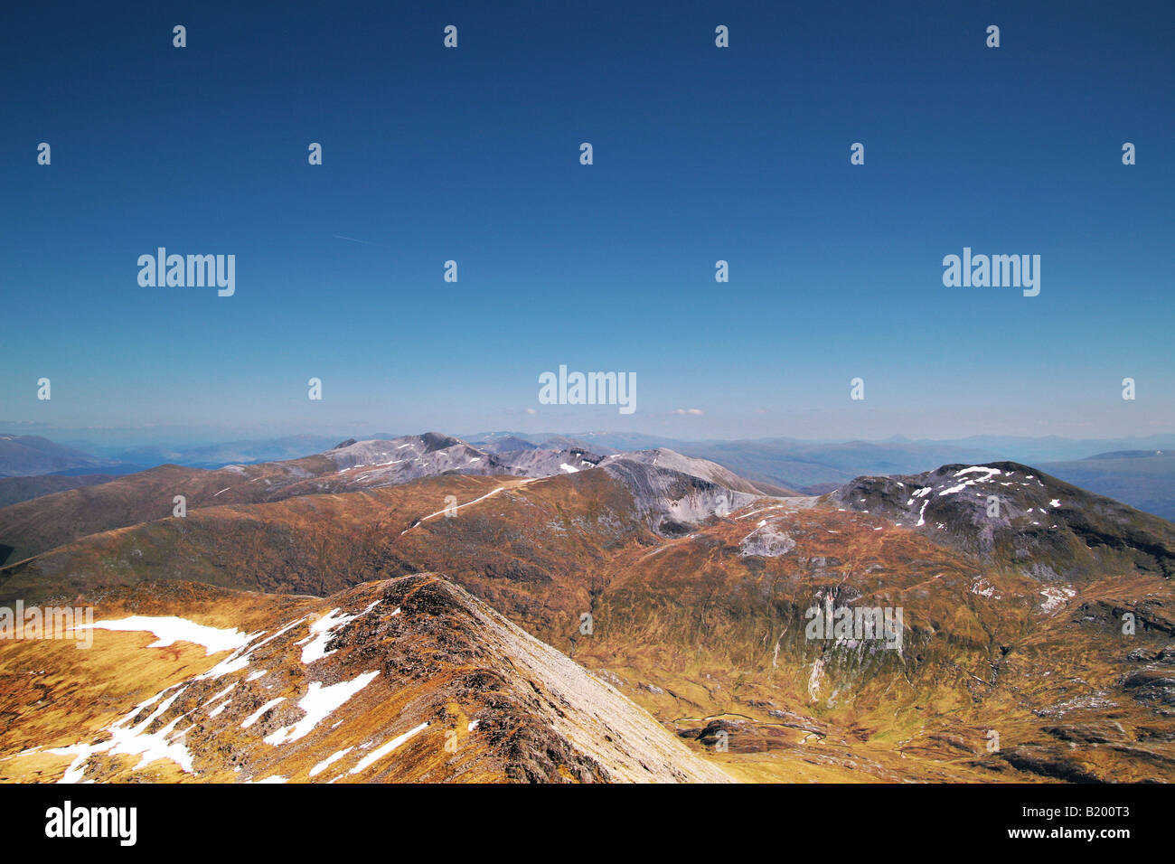 view form the top of Anochmor Stock Photo