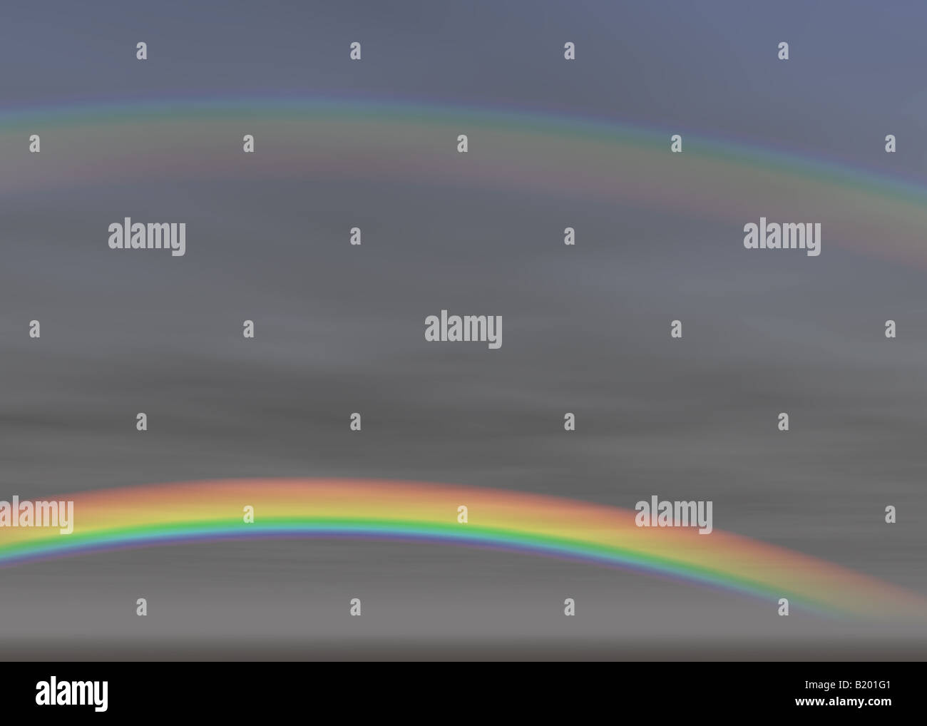 Artificial Rainbow Illustration Background Stock Photo Alamy