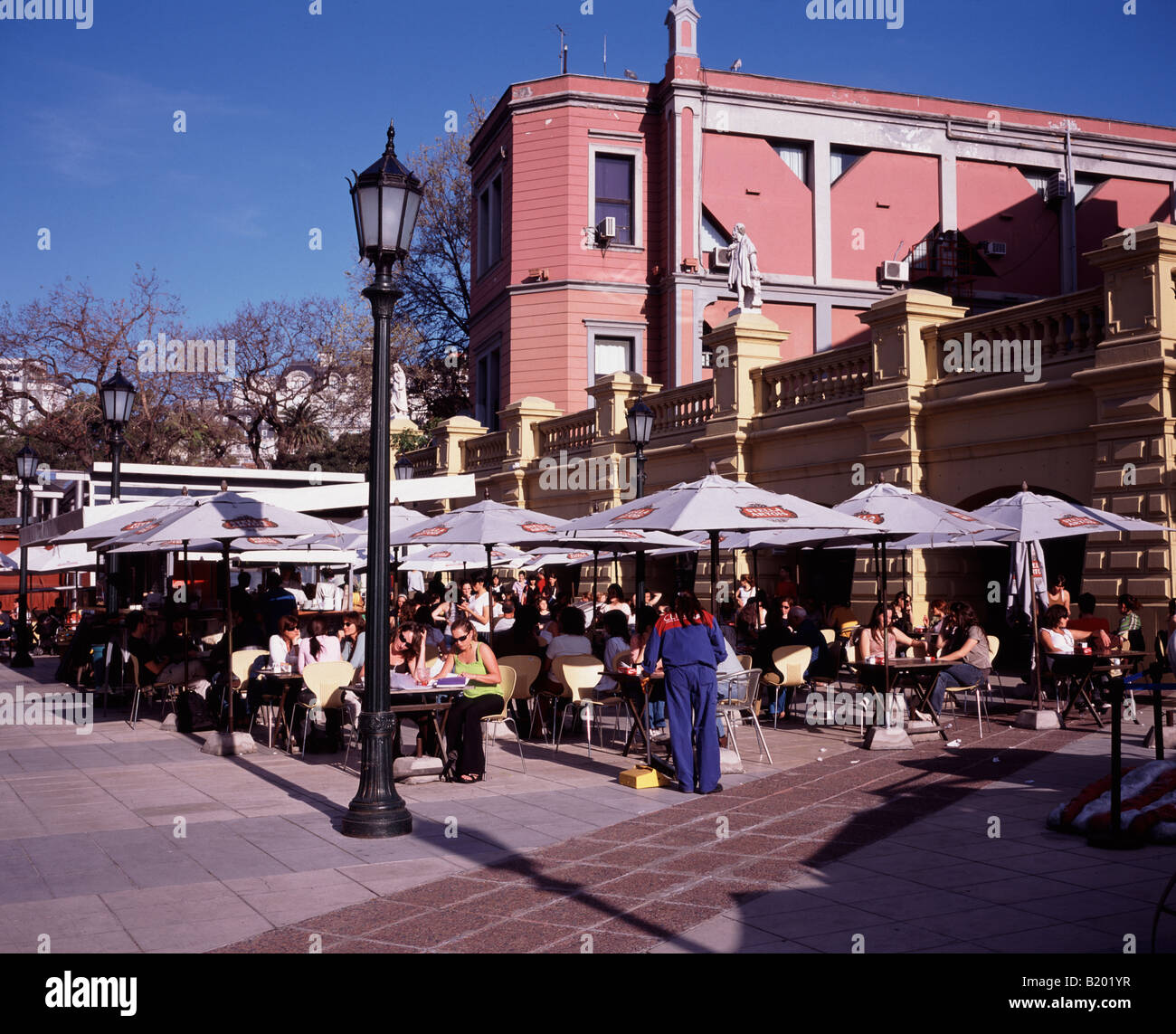 Recoleta cultural centre and cafes Buenos Aires Argentina Stock Photo