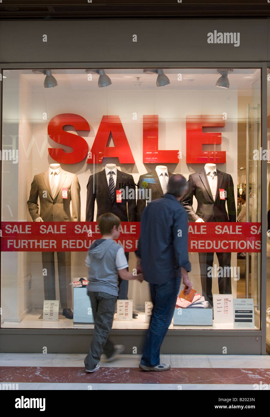Suit sale Brent Cross shopping Centre London Stock Photo Alamy