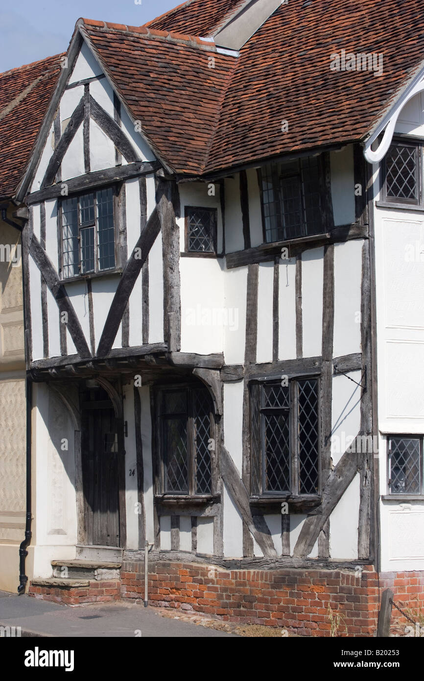 Half Timber Framed Building Thaxted Essex Stock Photo