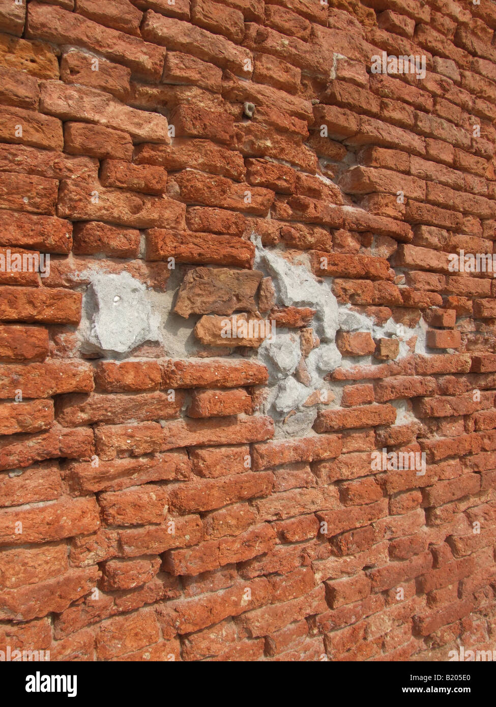 close up detail of old red brick wall Stock Photo - Alamy