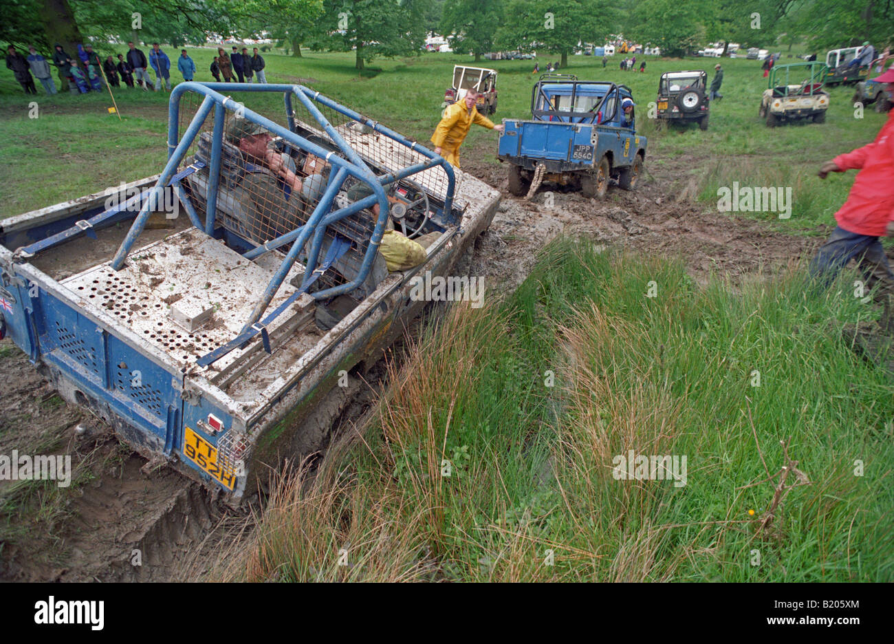 Recovering a Land Rover Series 2 based off-road racer competing at ...