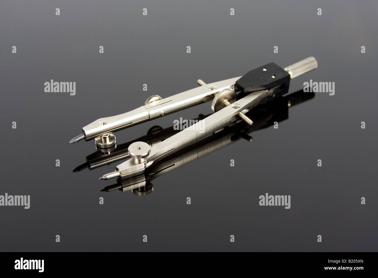 Drafting Compass Stock Photo