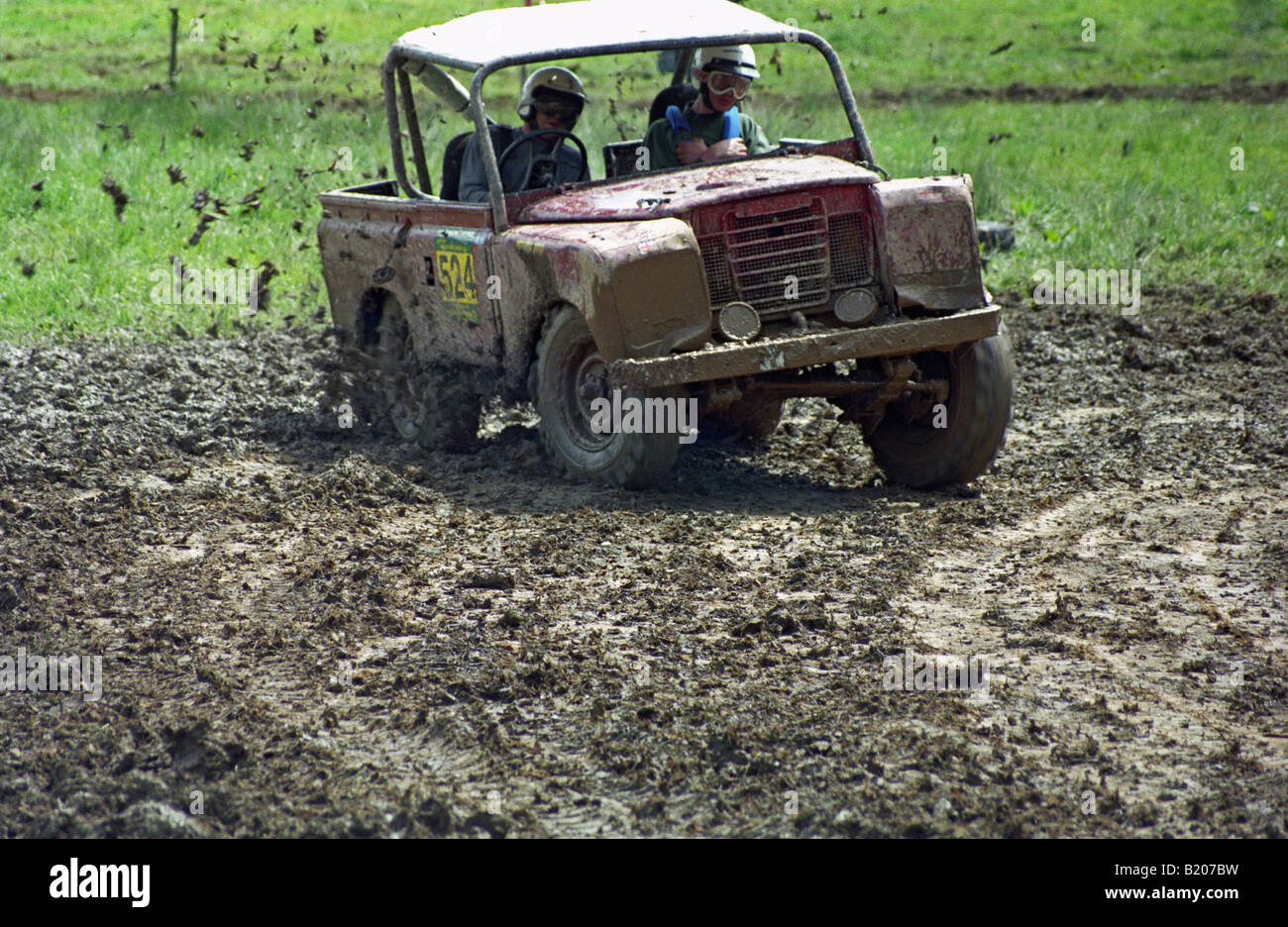 Land Rover Series 3 based off-road racer competing at the1993 A.R.C