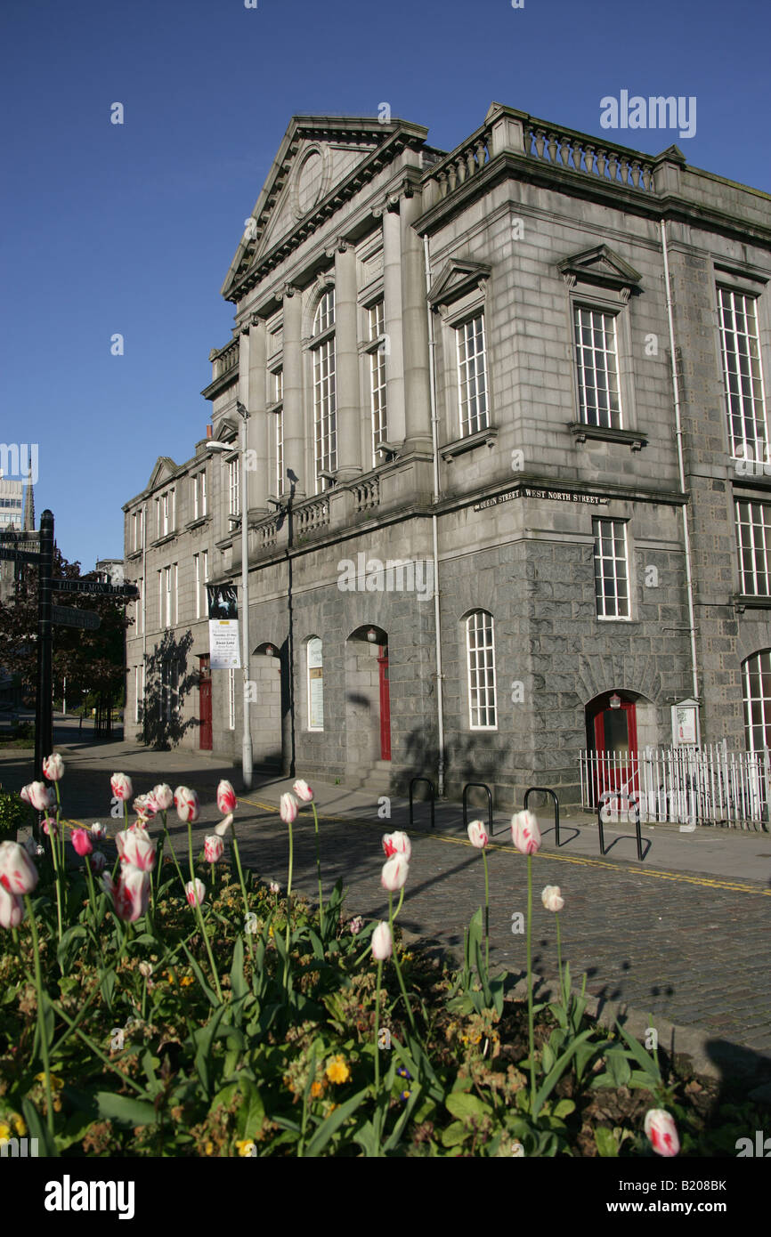 City of Aberdeen, Scotland. Aberdeen’s Queen’s Street Church. Stock Photo