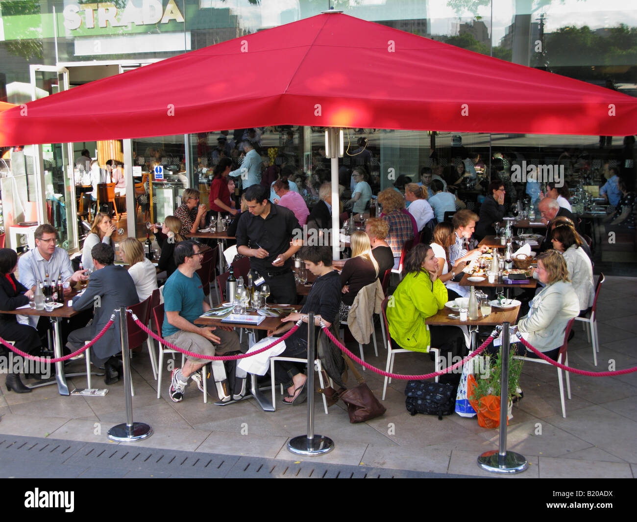 Strada Restaurant on London's South Bank Stock Photo Alamy