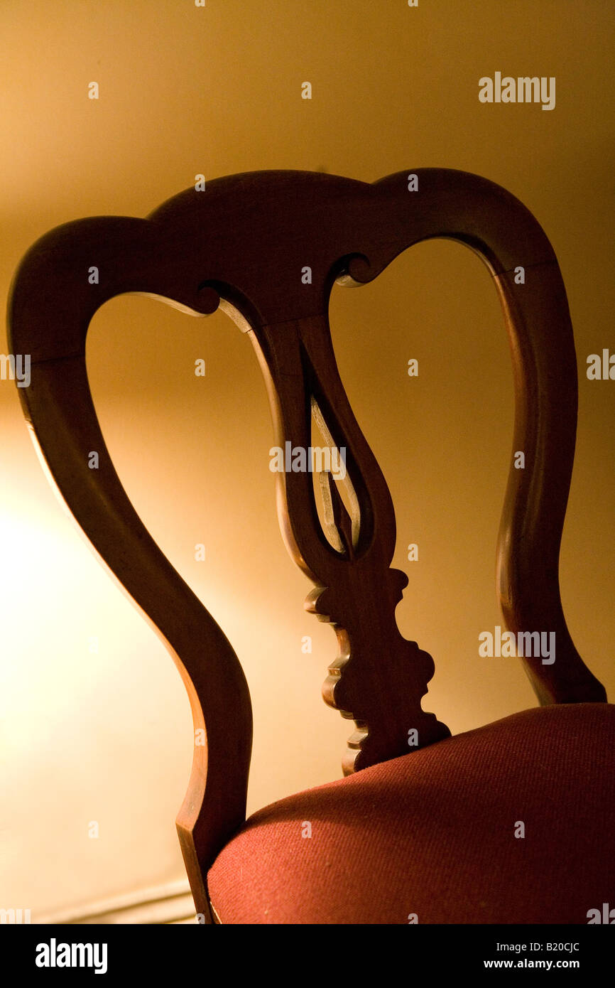 wooden antique chair Stock Photo Alamy