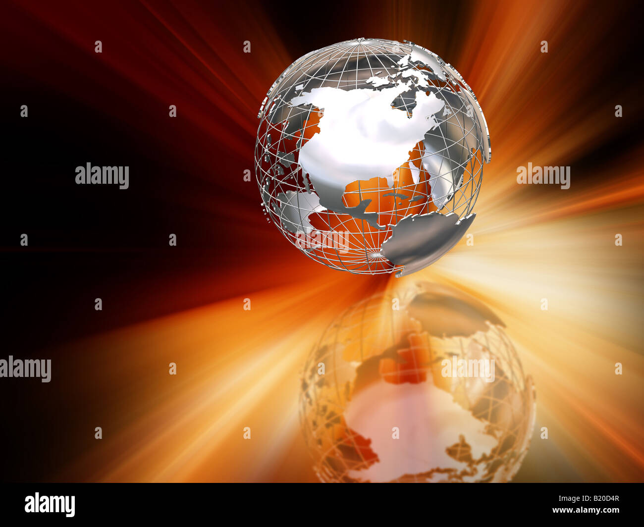 Abstract sphere globe 3d hi-res stock photography and images - Alamy
