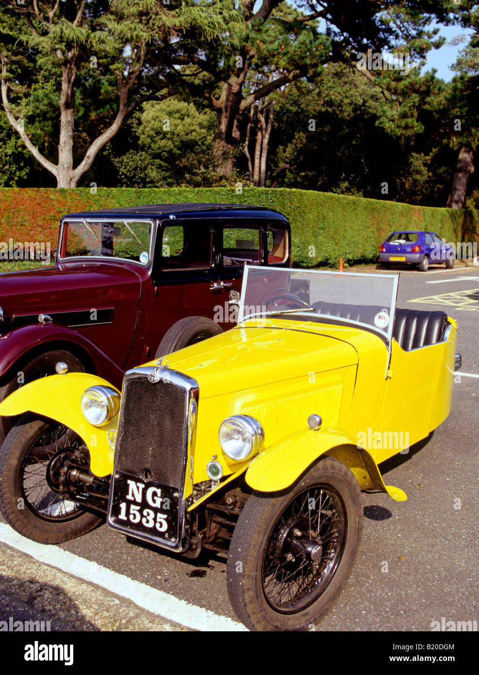 0781 Vintage BSA car England Stock Photo