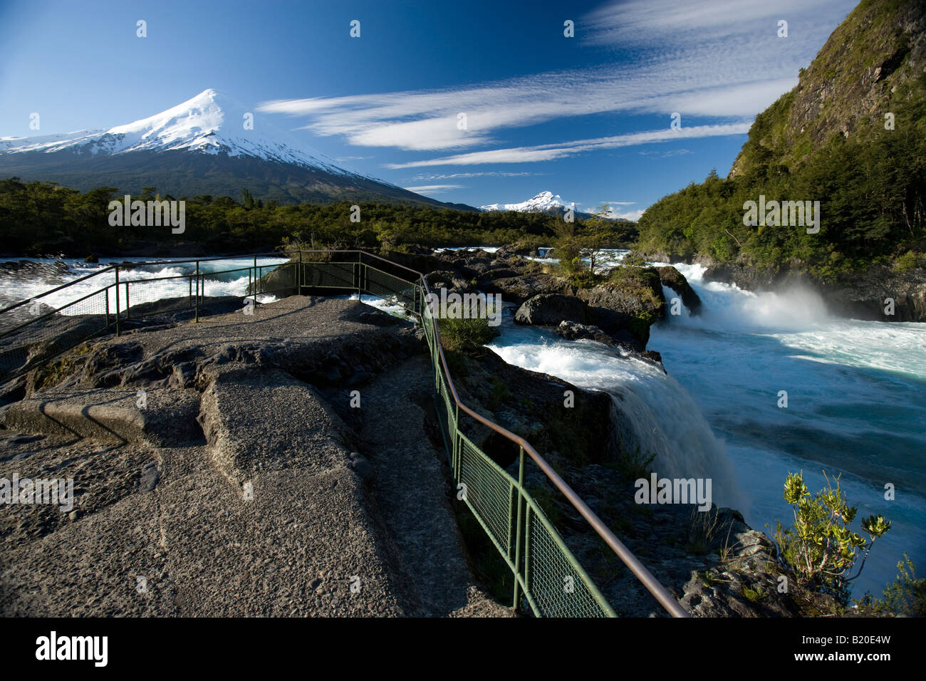 Petrohue River Lake District Chile Stock Photo Alamy