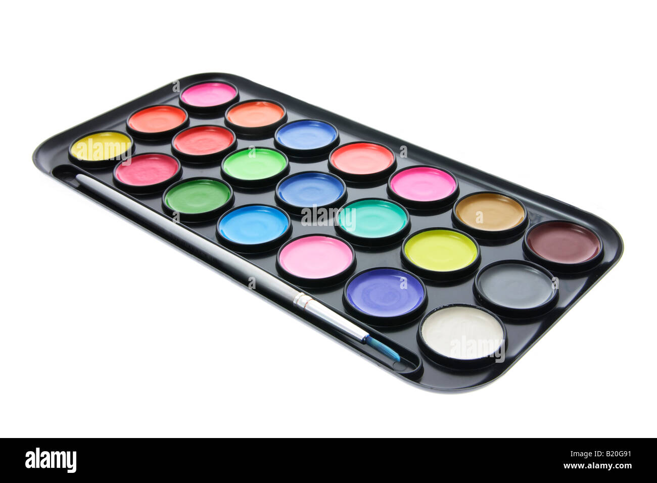 Set of Watercolors Stock Photo - Alamy