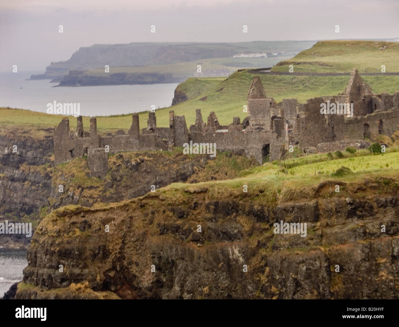 Dunluce Castle, County Antrim Stock Photo