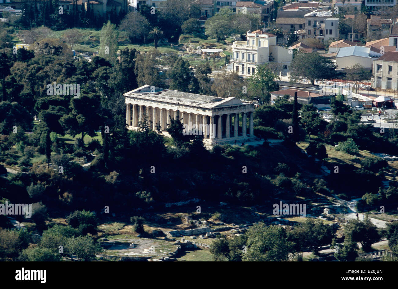 Theseion Greek Agora Athens Greece Stock Photo
