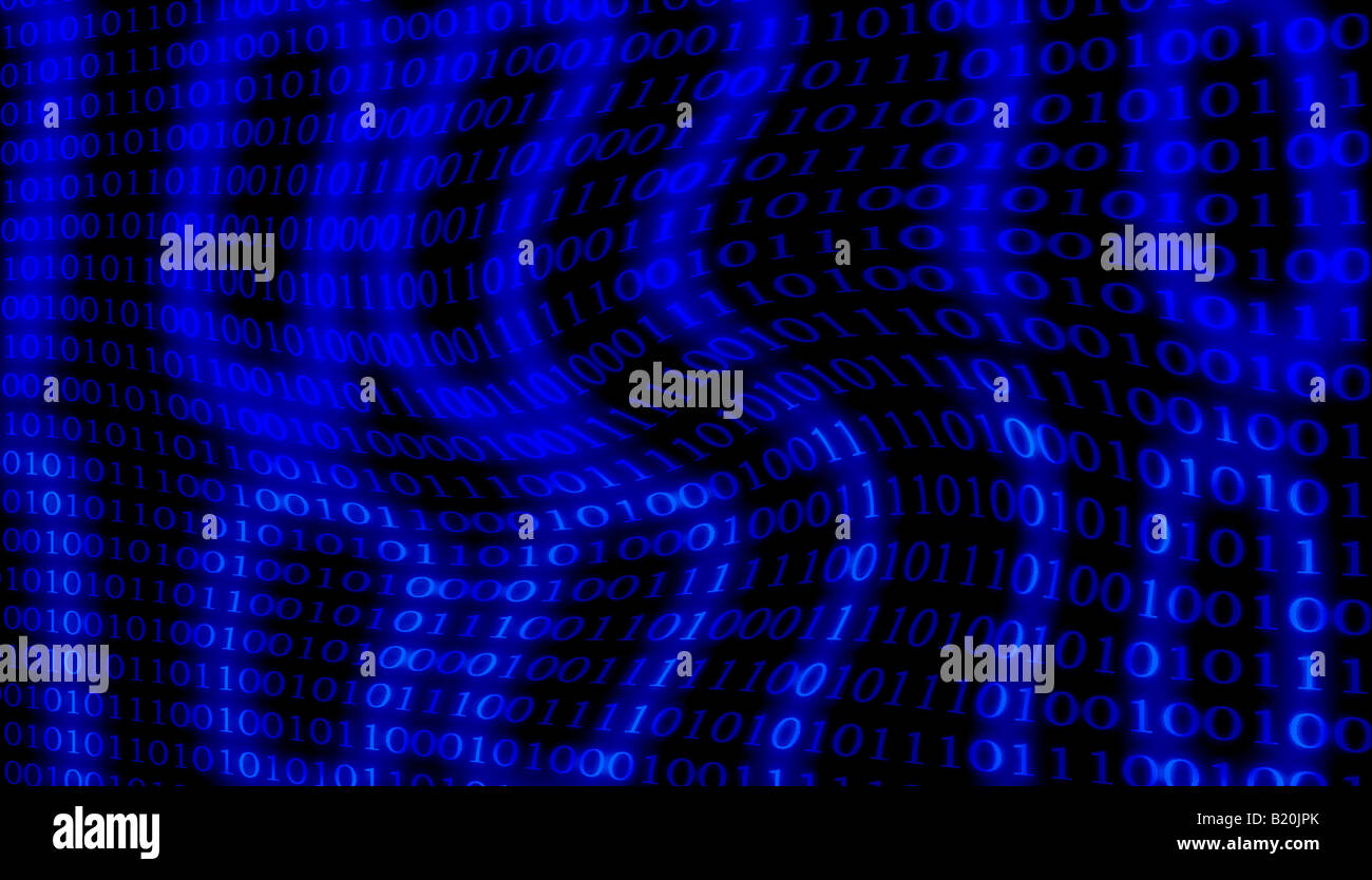 Abstract binary code background Stock Photo - Alamy