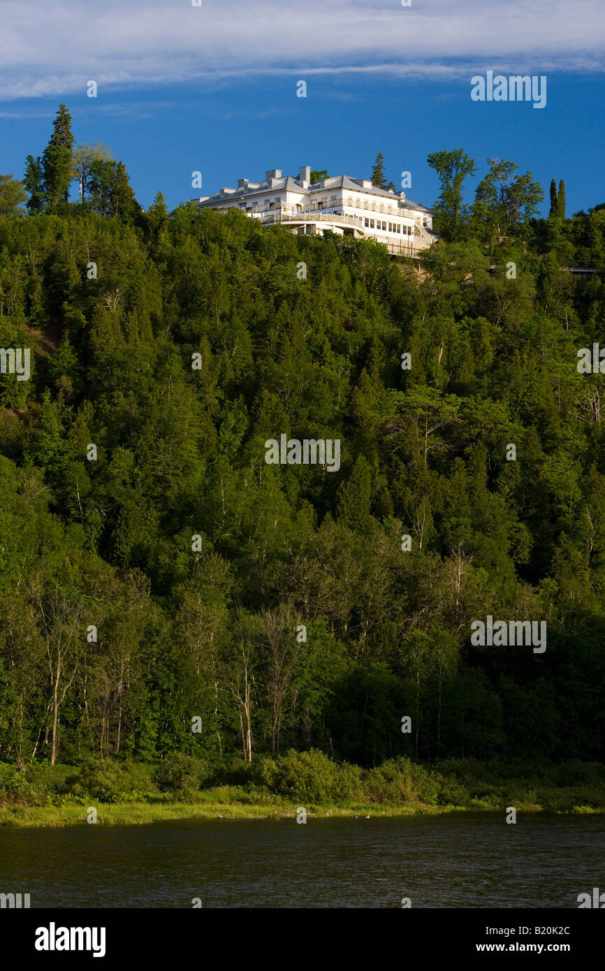 Manoir Montmorency at Montmorency Falls Park near Quebec City. Quebec City, Province Quebec, Canada. Stock Photo