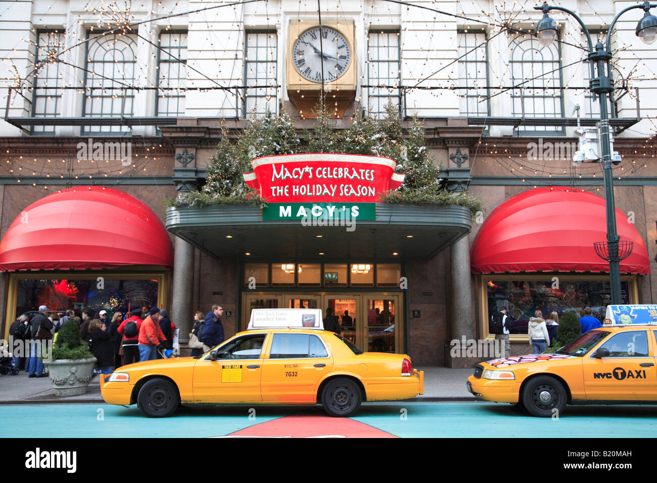 Macy s Department Store Decorated for Christmas Manhattan New York City
